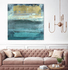 Indigo Evening 1 by Maeve Harris on GIANT ART - green abstract