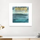 Indigo Evening 1 by Maeve Harris on GIANT ART - green abstract