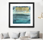 Indigo Evening 1 by Maeve Harris on GIANT ART - green abstract