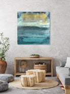 Indigo Evening 1 by Maeve Harris on GIANT ART - green abstract