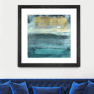 Indigo Evening 1 by Maeve Harris on GIANT ART - green abstract