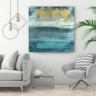 Indigo Evening 1 by Maeve Harris on GIANT ART - green abstract