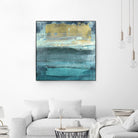 Indigo Evening 1 by Maeve Harris on GIANT ART - green abstract