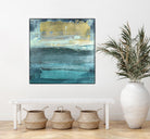 Indigo Evening 1 by Maeve Harris on GIANT ART - green abstract