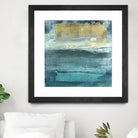 Indigo Evening 1 by Maeve Harris on GIANT ART - green abstract