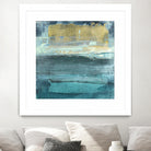 Indigo Evening 1 by Maeve Harris on GIANT ART - green abstract