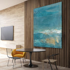 Indigo Evening 2 by Maeve Harris on GIANT ART - gold abstract