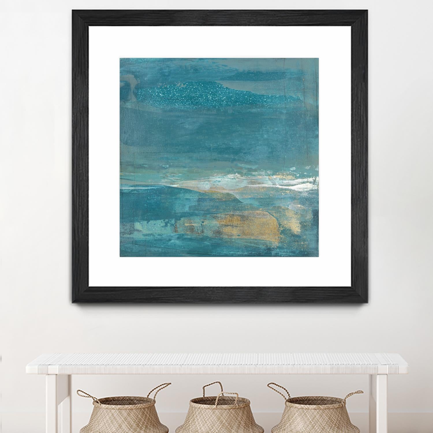 Indigo Evening 2 by Maeve Harris on GIANT ART - gold abstract