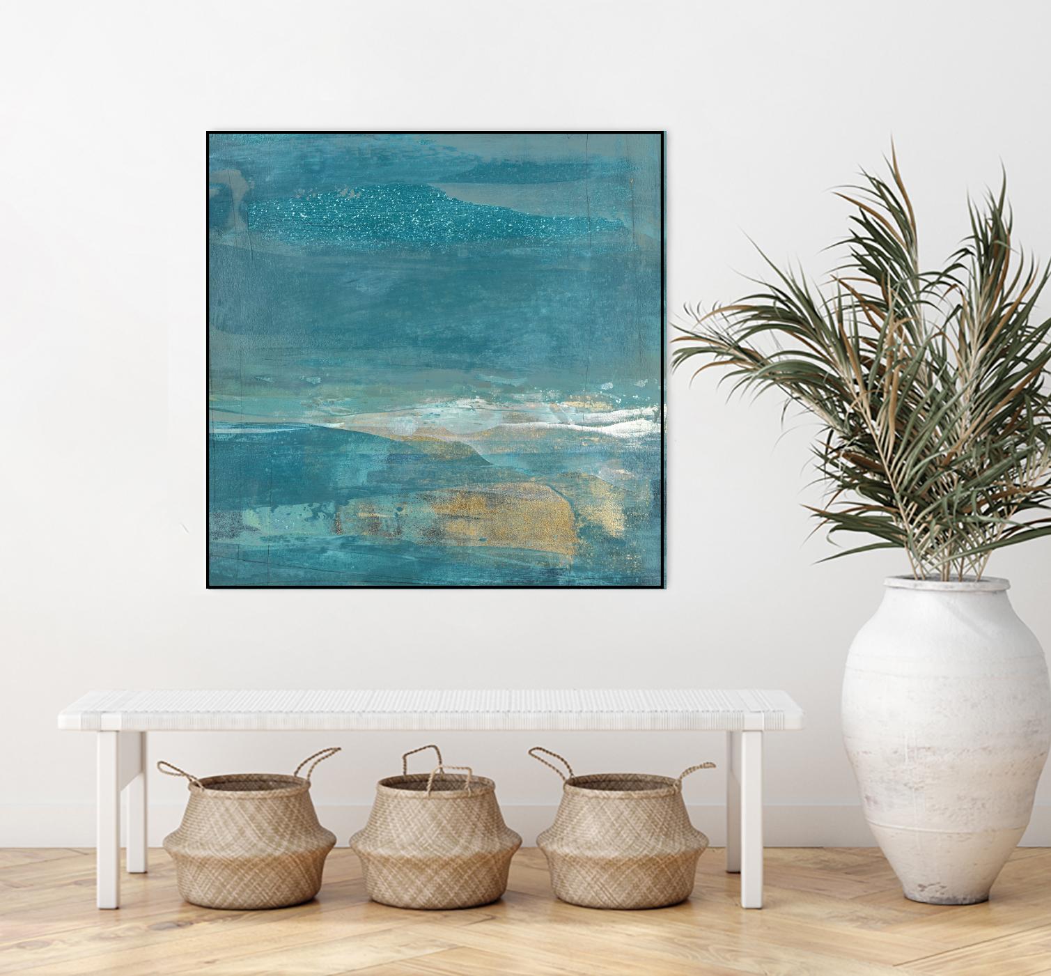 Indigo Evening 2 by Maeve Harris on GIANT ART - gold abstract