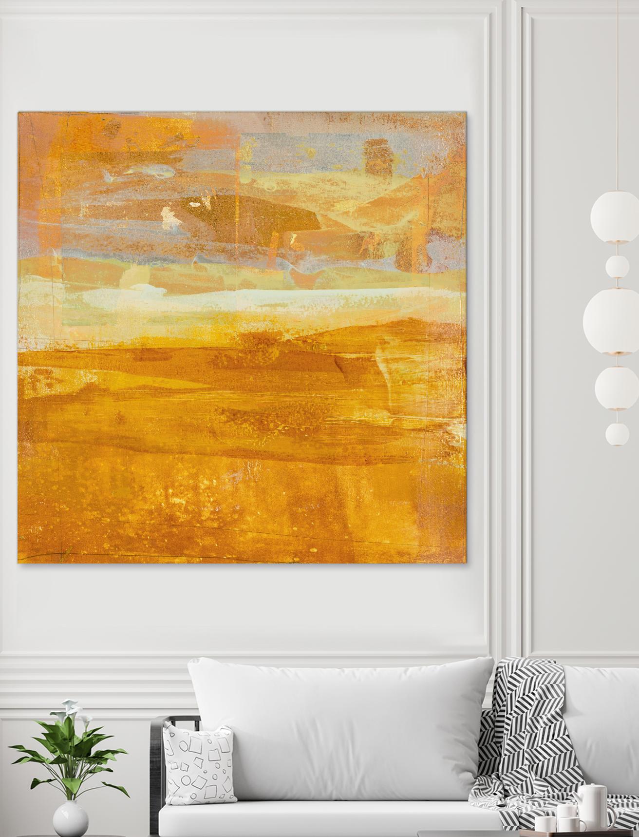 Citrus Dawn 1 by Maeve Harris on GIANT ART - orange abstract