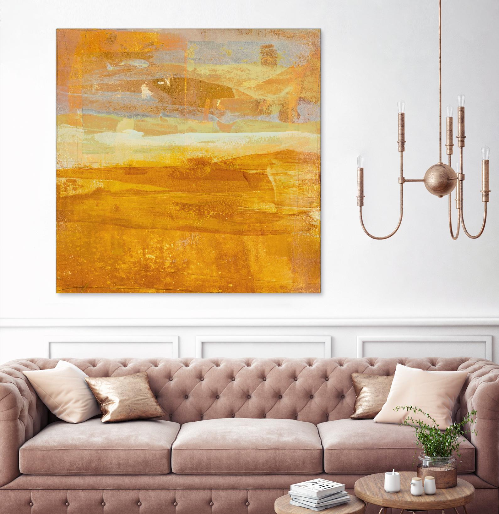 Citrus Dawn 1 by Maeve Harris on GIANT ART - orange abstract