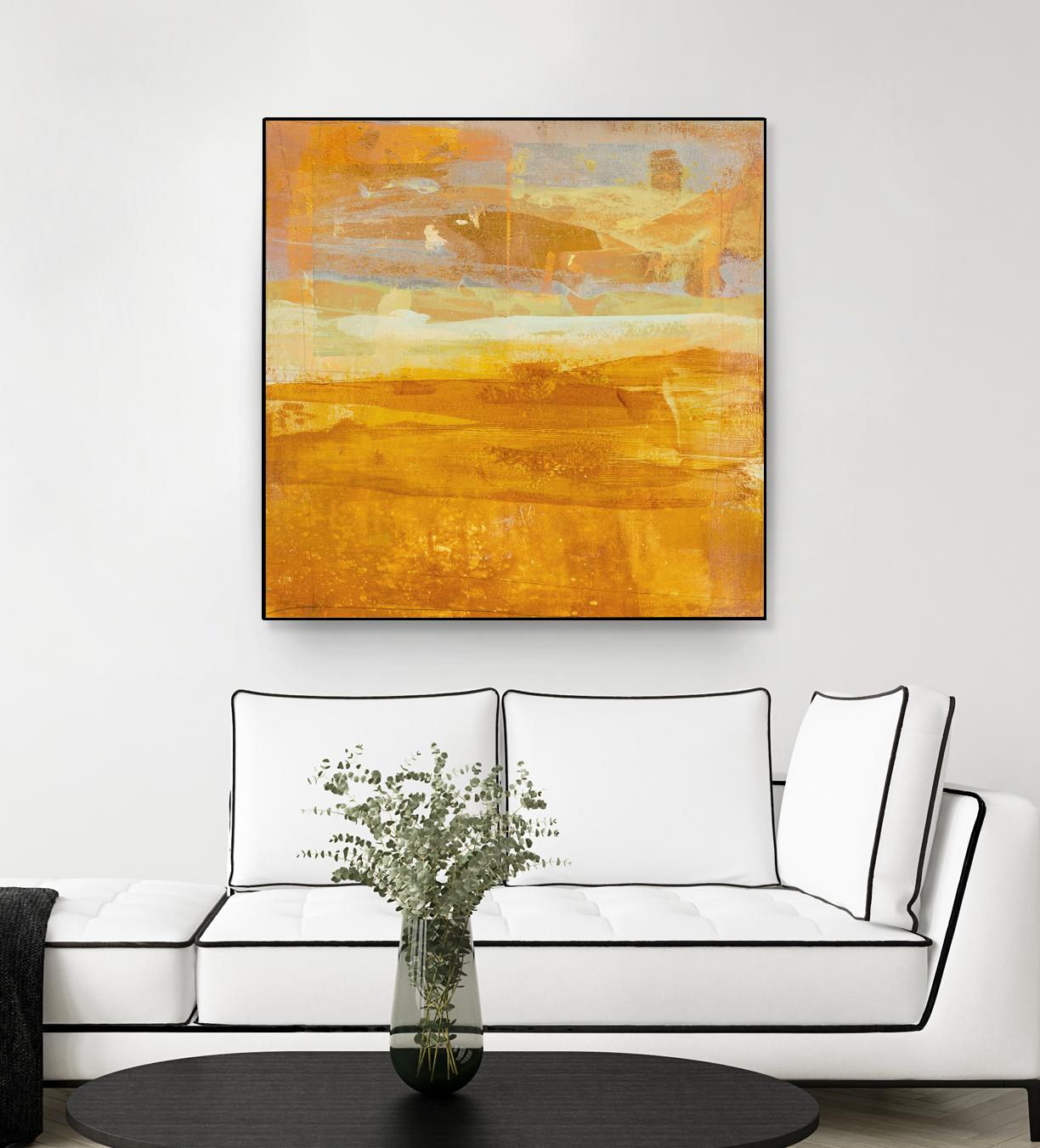 Citrus Dawn 1 by Maeve Harris on GIANT ART - orange abstract