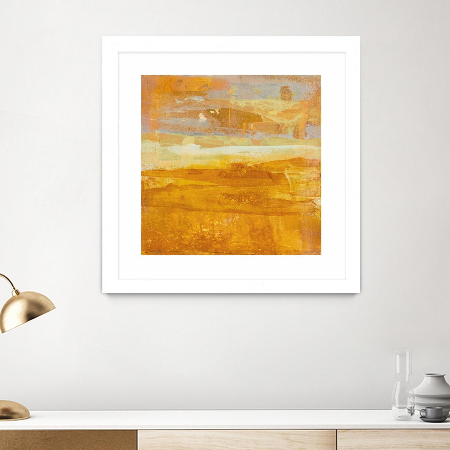 Citrus Dawn 1 by Maeve Harris on GIANT ART - orange abstract