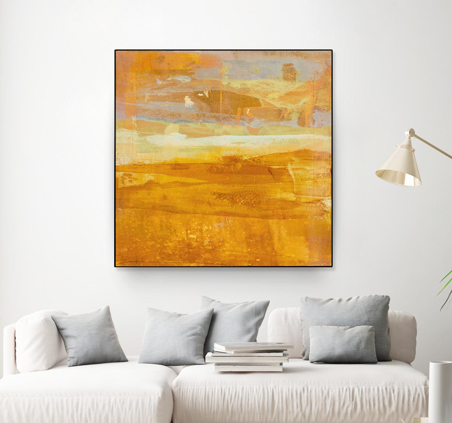 Citrus Dawn 1 by Maeve Harris on GIANT ART - orange abstract