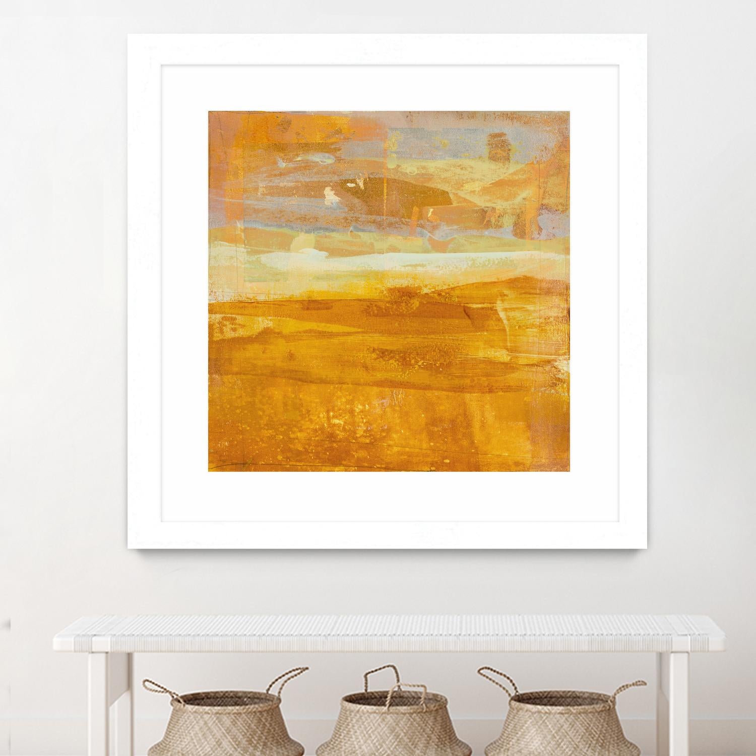 Citrus Dawn 1 by Maeve Harris on GIANT ART - orange abstract