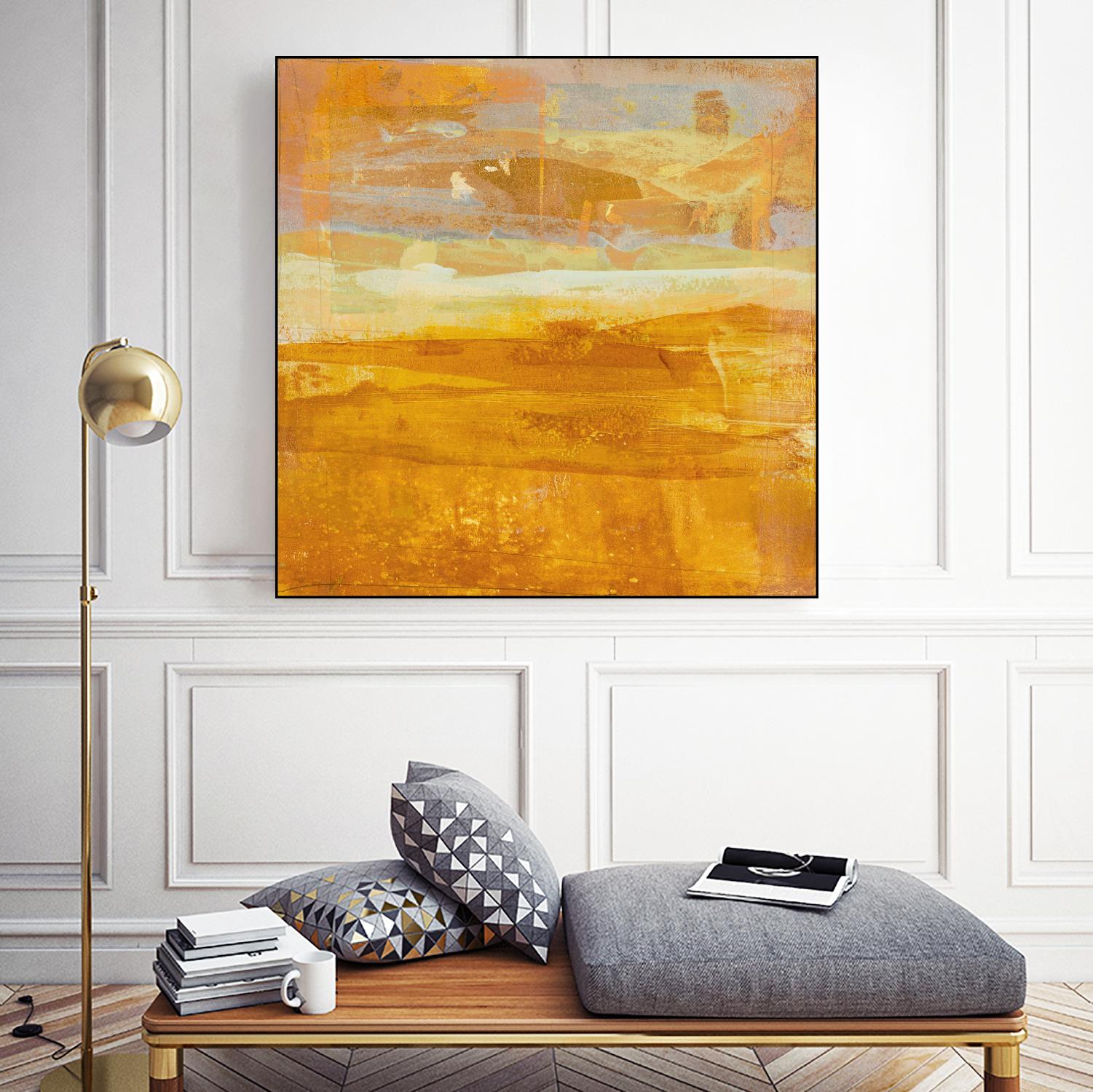 Citrus Dawn 1 by Maeve Harris on GIANT ART - orange abstract