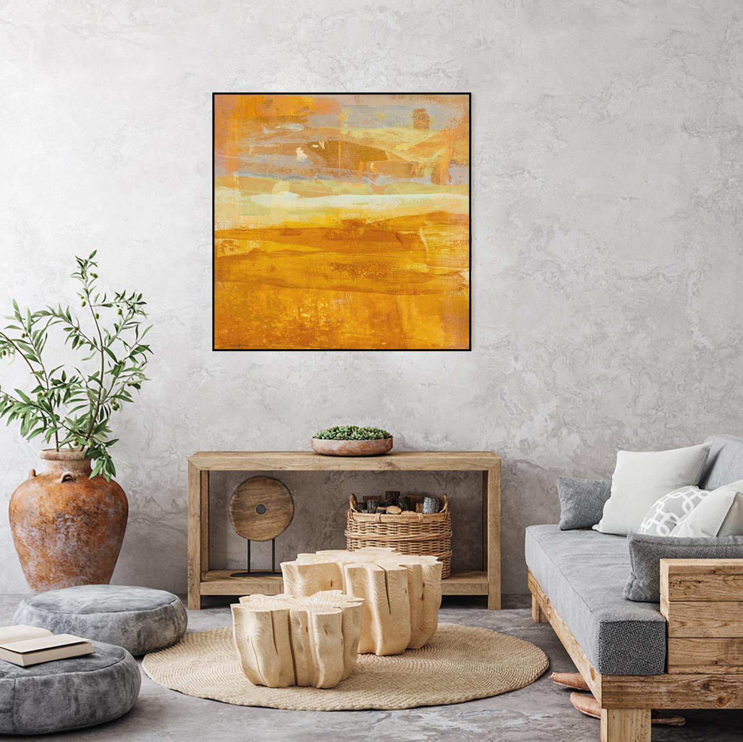 Citrus Dawn 1 by Maeve Harris on GIANT ART - orange abstract