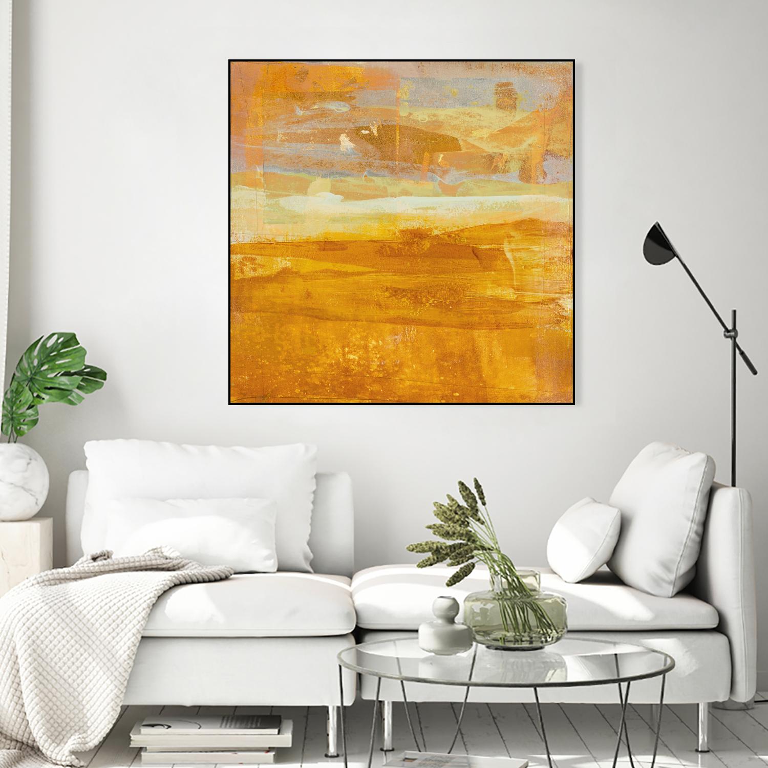 Citrus Dawn 1 by Maeve Harris on GIANT ART - orange abstract