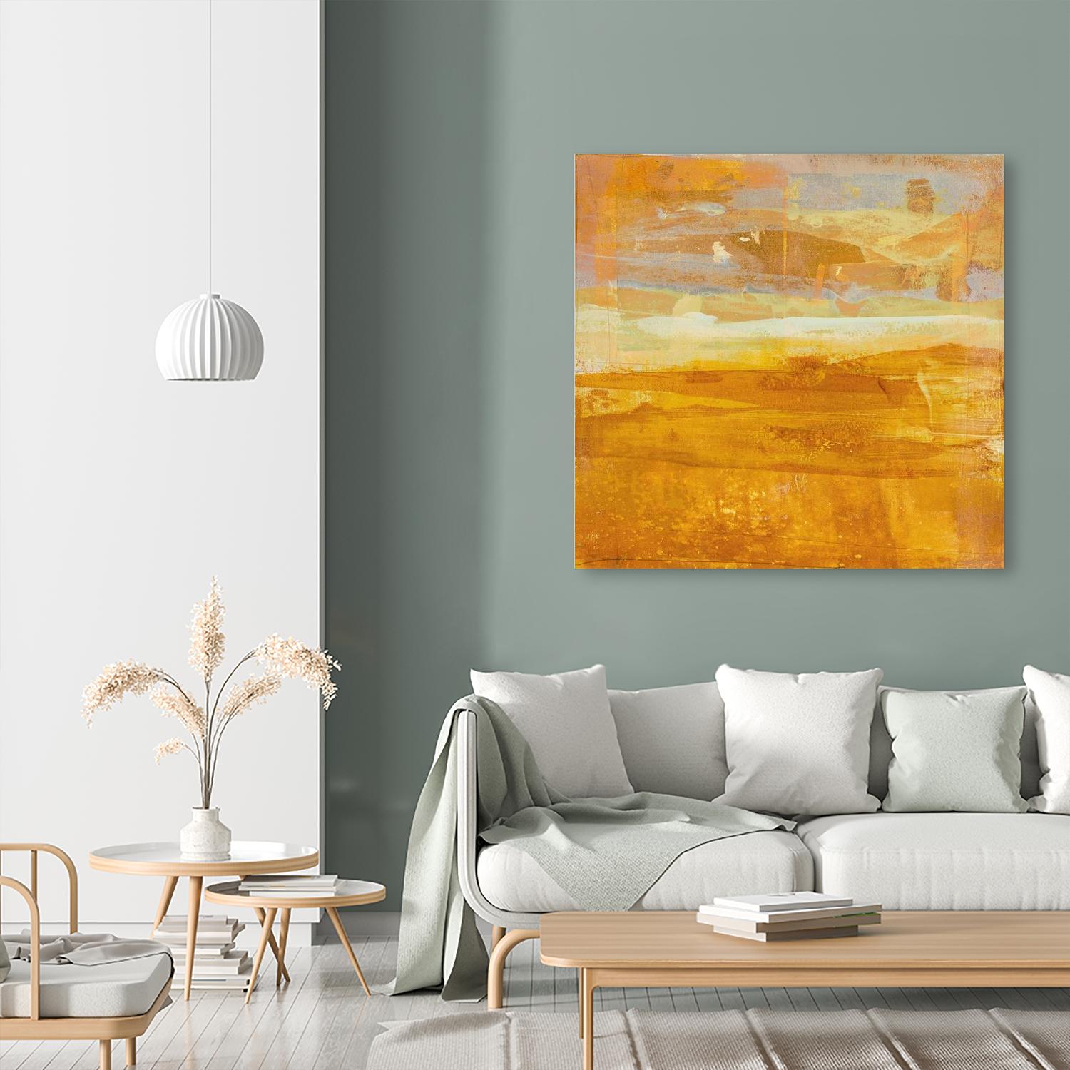 Citrus Dawn 1 by Maeve Harris on GIANT ART - orange abstract