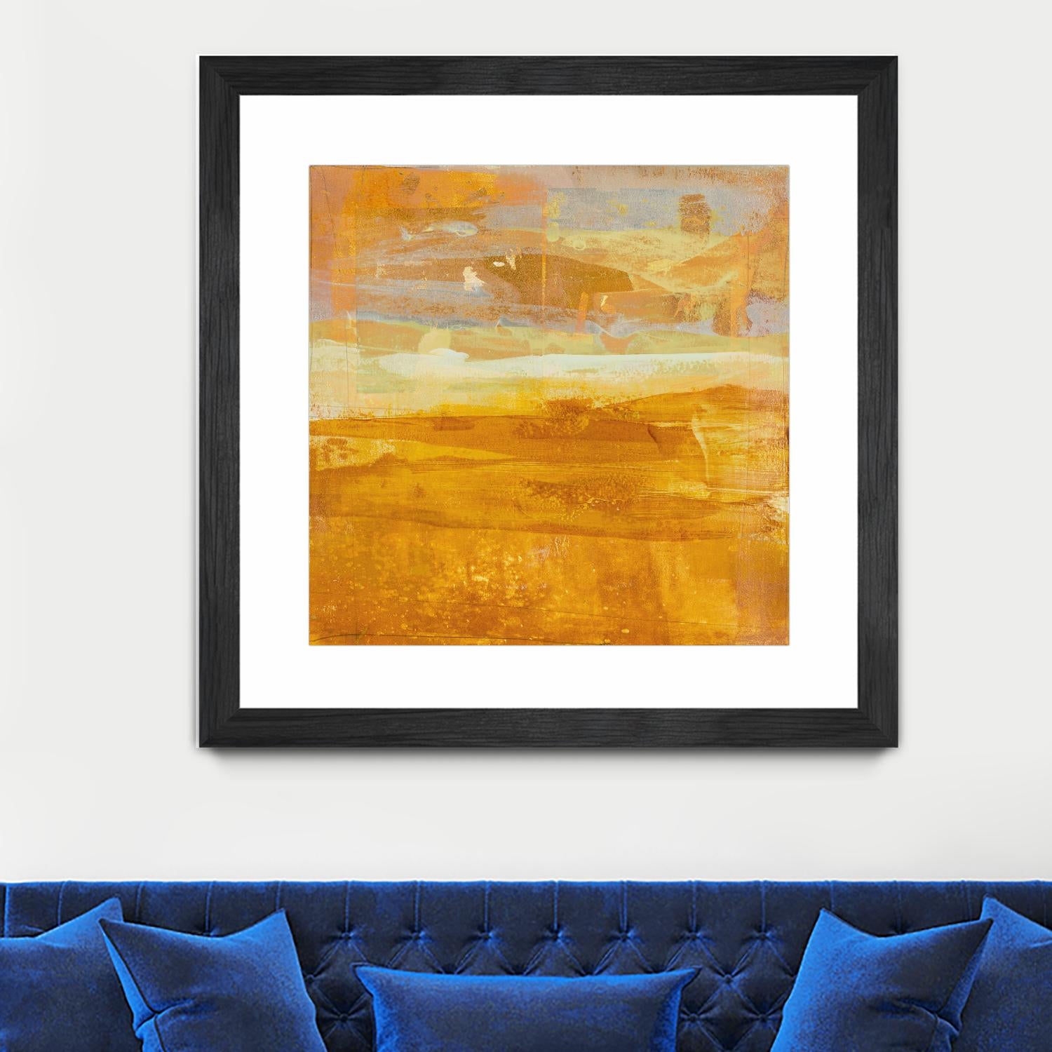 Citrus Dawn 1 by Maeve Harris on GIANT ART - orange abstract