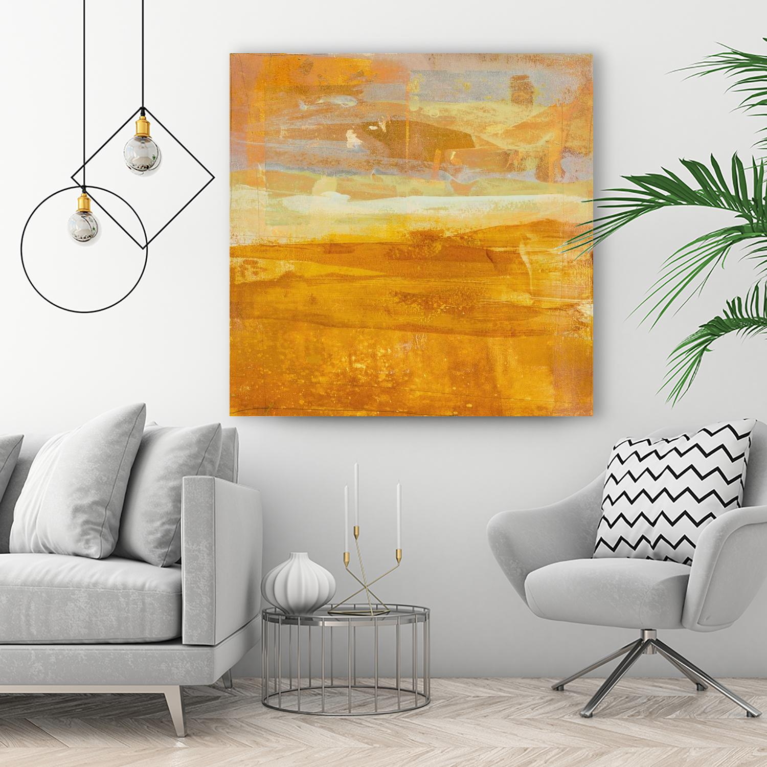 Citrus Dawn 1 by Maeve Harris on GIANT ART - orange abstract