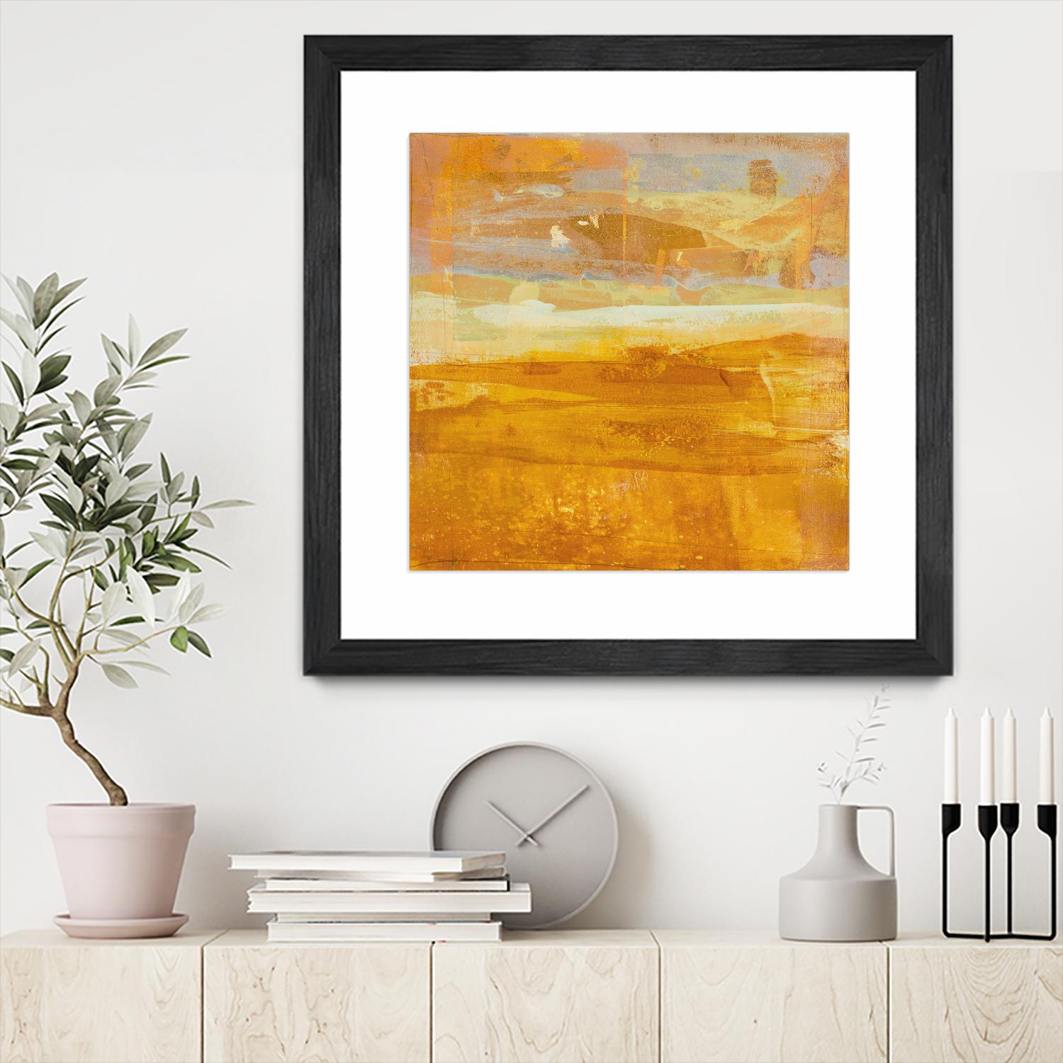 Citrus Dawn 1 by Maeve Harris on GIANT ART - orange abstract