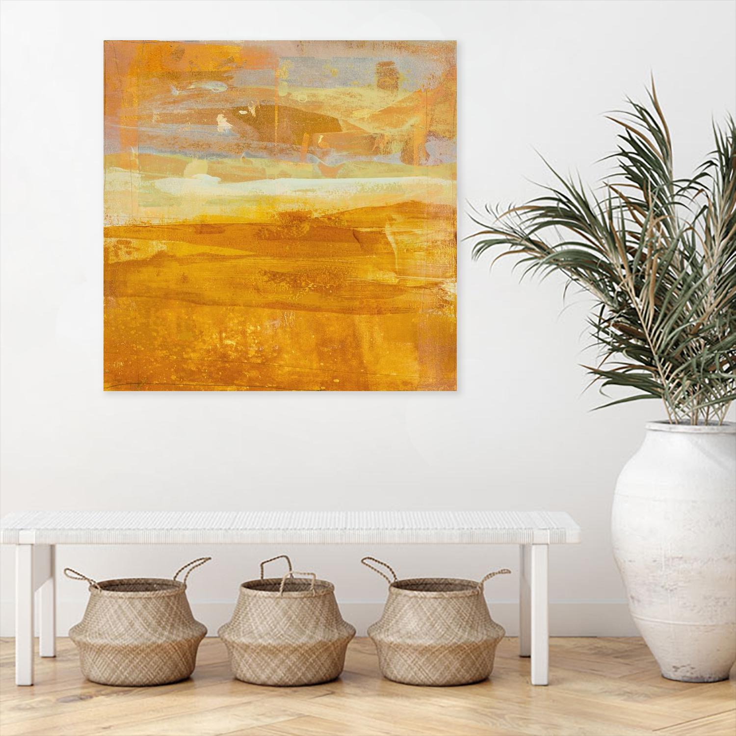Citrus Dawn 1 by Maeve Harris on GIANT ART - orange abstract