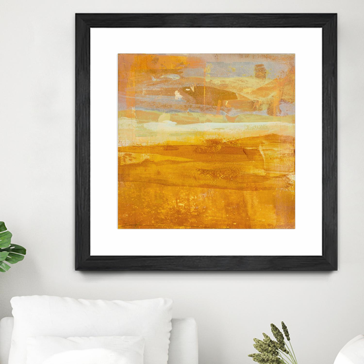 Citrus Dawn 1 by Maeve Harris on GIANT ART - orange abstract