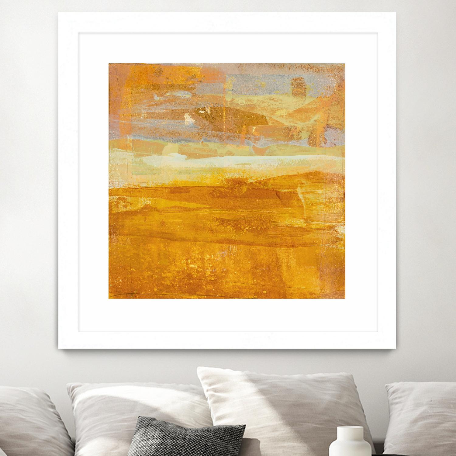 Citrus Dawn 1 by Maeve Harris on GIANT ART - orange abstract