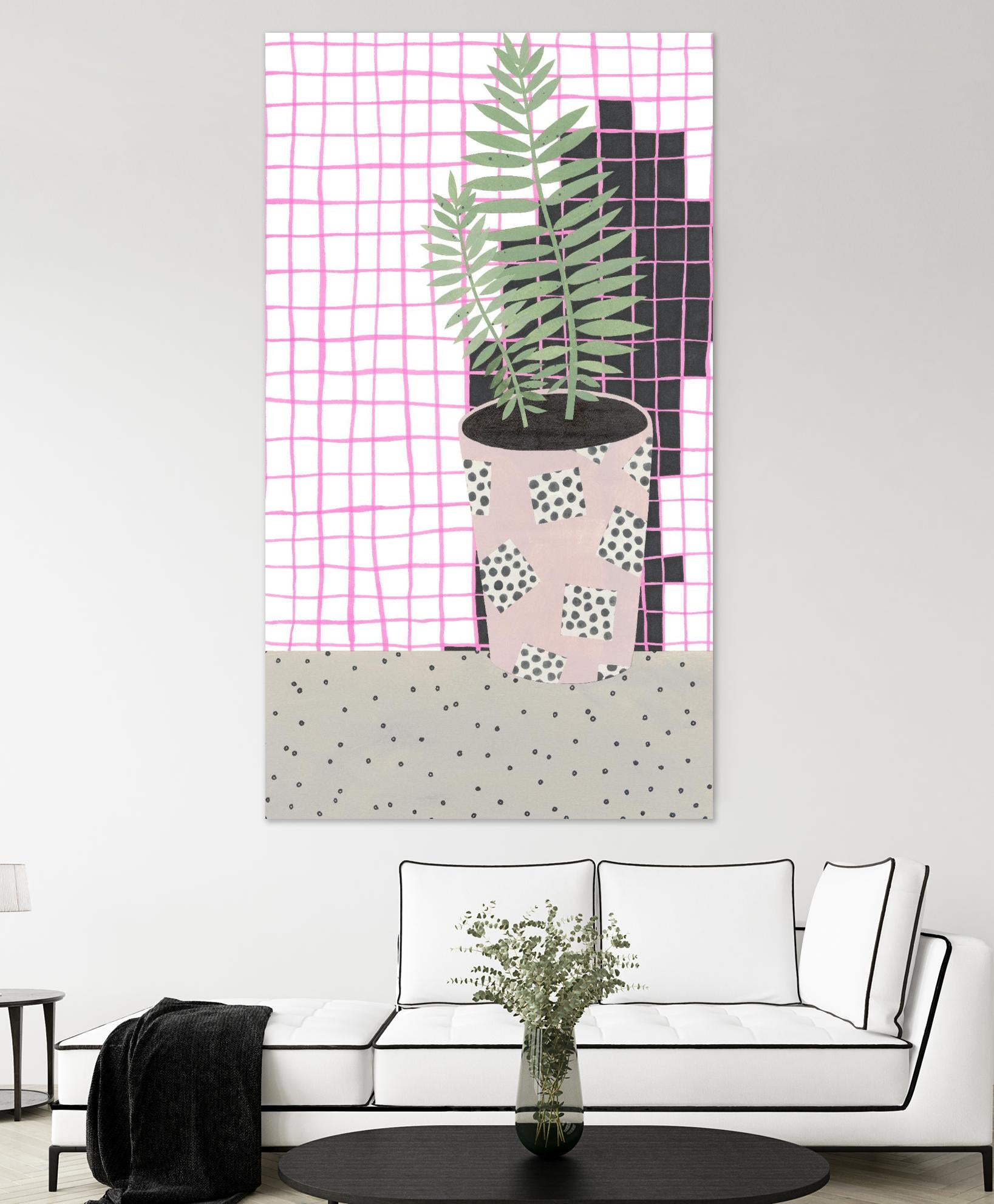 Table Plant 1 by ML Studio on GIANT ART - black contemporary plant