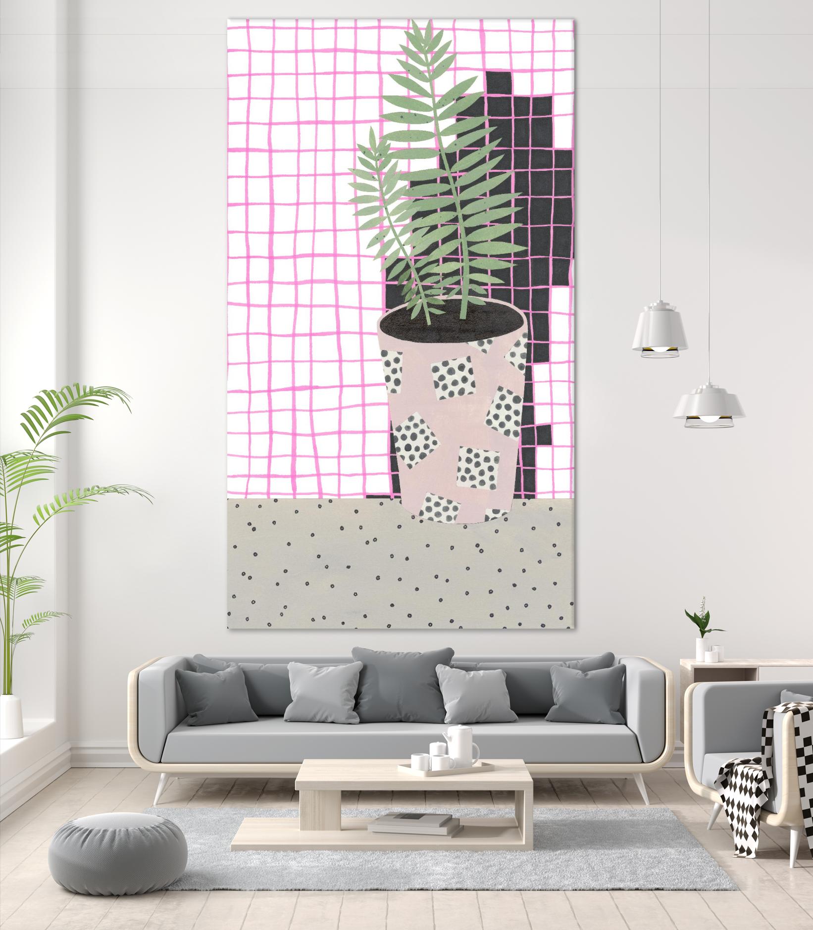 Table Plant 1 by ML Studio on GIANT ART - black contemporary plant