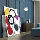 Jeux de Corps V by Helene Crecent on GIANT ART - red abstract