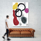 Jeux de Corps V by Helene Crecent on GIANT ART - red abstract