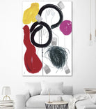 Jeux de Corps V by Helene Crecent on GIANT ART - red abstract