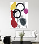 Jeux de Corps V by Helene Crecent on GIANT ART - red abstract