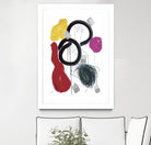 Jeux de Corps V by Helene Crecent on GIANT ART - red abstract