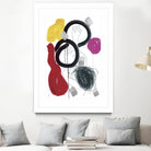 Jeux de Corps V by Helene Crecent on GIANT ART - red abstract