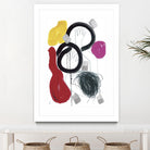 Jeux de Corps V by Helene Crecent on GIANT ART - red abstract