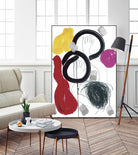 Jeux de Corps V by Helene Crecent on GIANT ART - red abstract