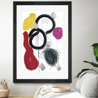 Jeux de Corps V by Helene Crecent on GIANT ART - red abstract