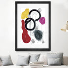 Jeux de Corps V by Helene Crecent on GIANT ART - red abstract