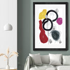 Jeux de Corps V by Helene Crecent on GIANT ART - red abstract