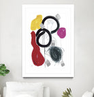 Jeux de Corps V by Helene Crecent on GIANT ART - red abstract