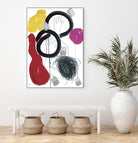 Jeux de Corps V by Helene Crecent on GIANT ART - red abstract