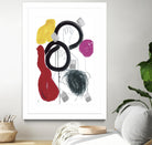 Jeux de Corps V by Helene Crecent on GIANT ART - red abstract