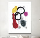 Jeux de Corps V by Helene Crecent on GIANT ART - red abstract