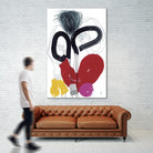 Jeux de Corps VI by Helene Crecent on GIANT ART - red abstract