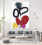 Jeux de Corps VI by Helene Crecent on GIANT ART - red abstract