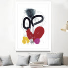 Jeux de Corps VI by Helene Crecent on GIANT ART - red abstract