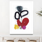 Jeux de Corps VI by Helene Crecent on GIANT ART - red abstract